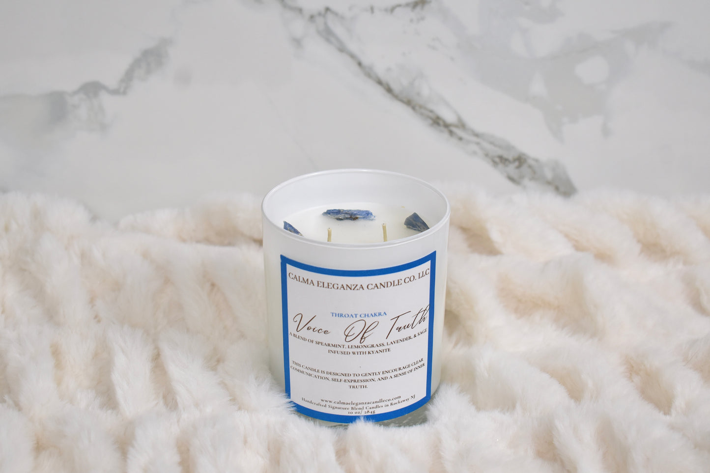 Voice Of Truth Throat Chakra Aromatherapy Candle