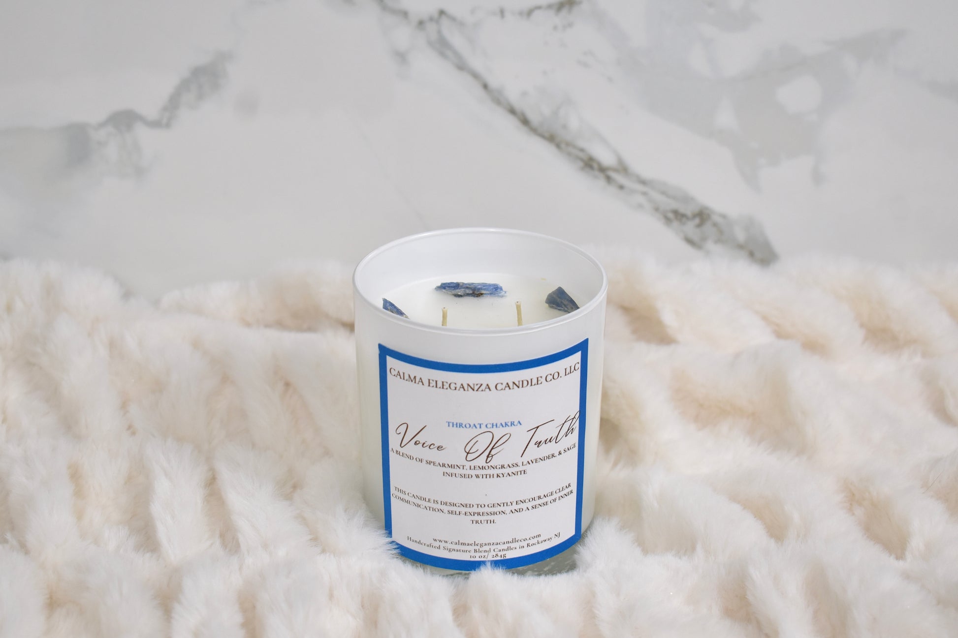 Voice Of Truth Throat Chakra Aromatherapy Candle