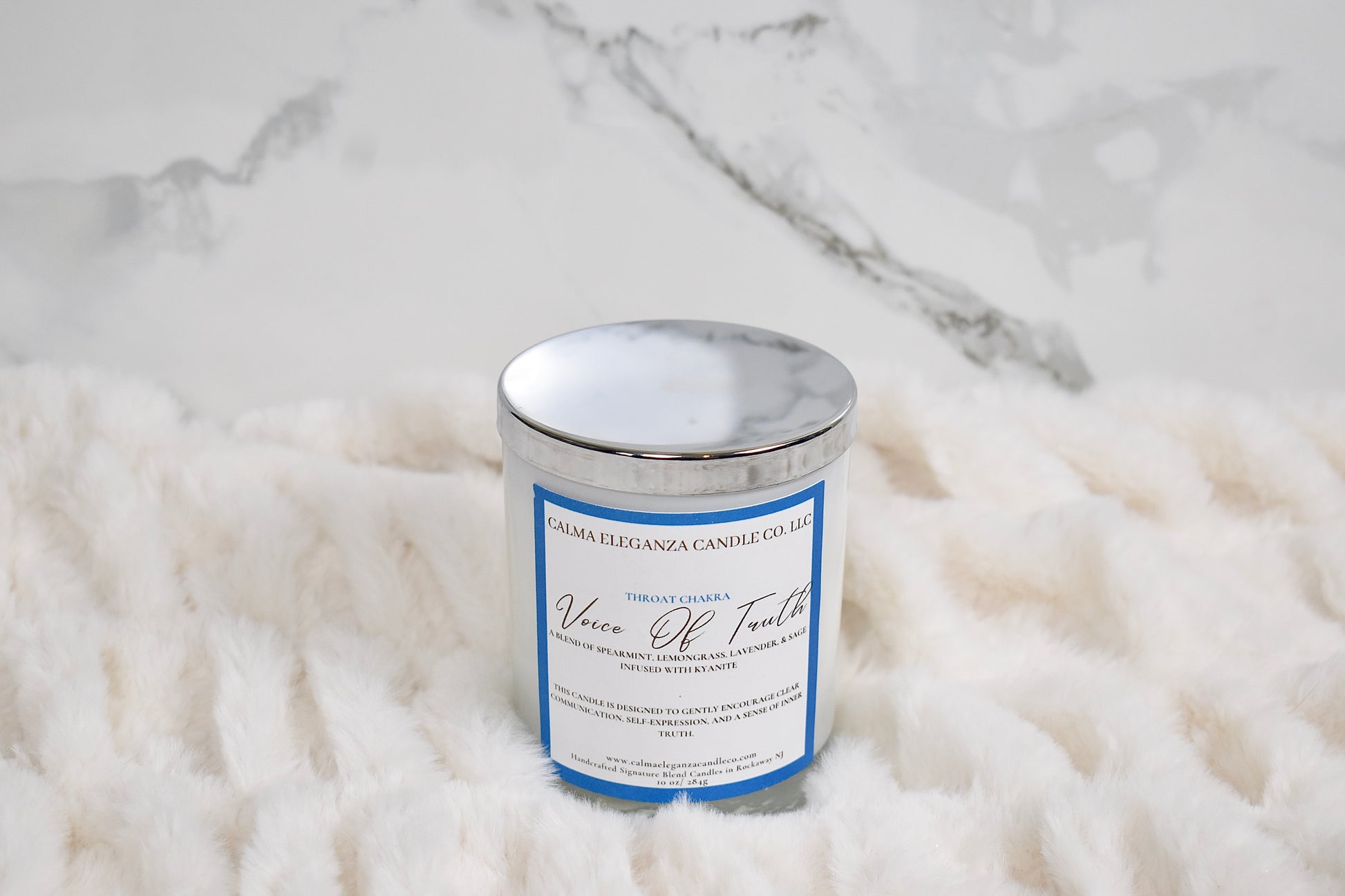 Voice Of Truth Throat Chakra Aromatherapy Candle