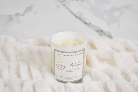 Cozy Cabin Candle - Autumn Leaves, Seasonal Fruit, & Oakmoss