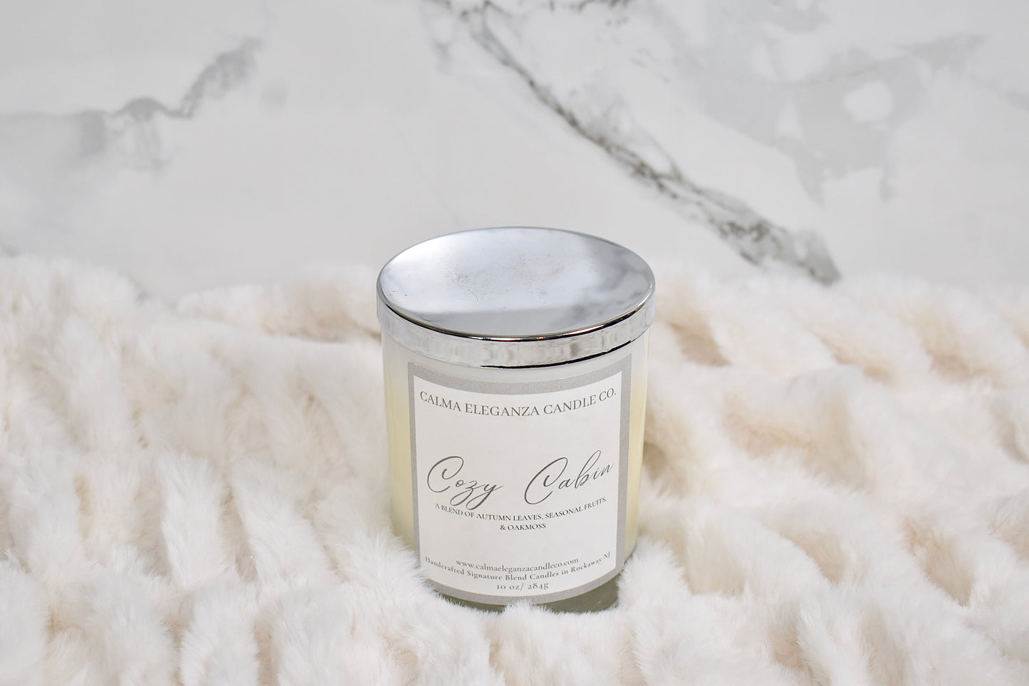 Cozy Cabin Candle - Autumn Leaves, Seasonal Fruit, & Oakmoss