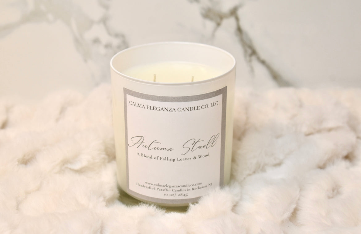 Autumn Stroll Fall Candle-Autumn Leaves and Woods