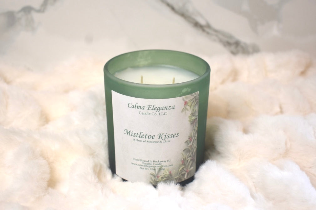 Mistletoe Kisses Winter Candle