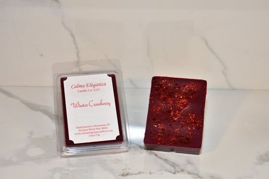 Winter Cranberry Wax Melt -Cranberry, Apple, & Cinnamon