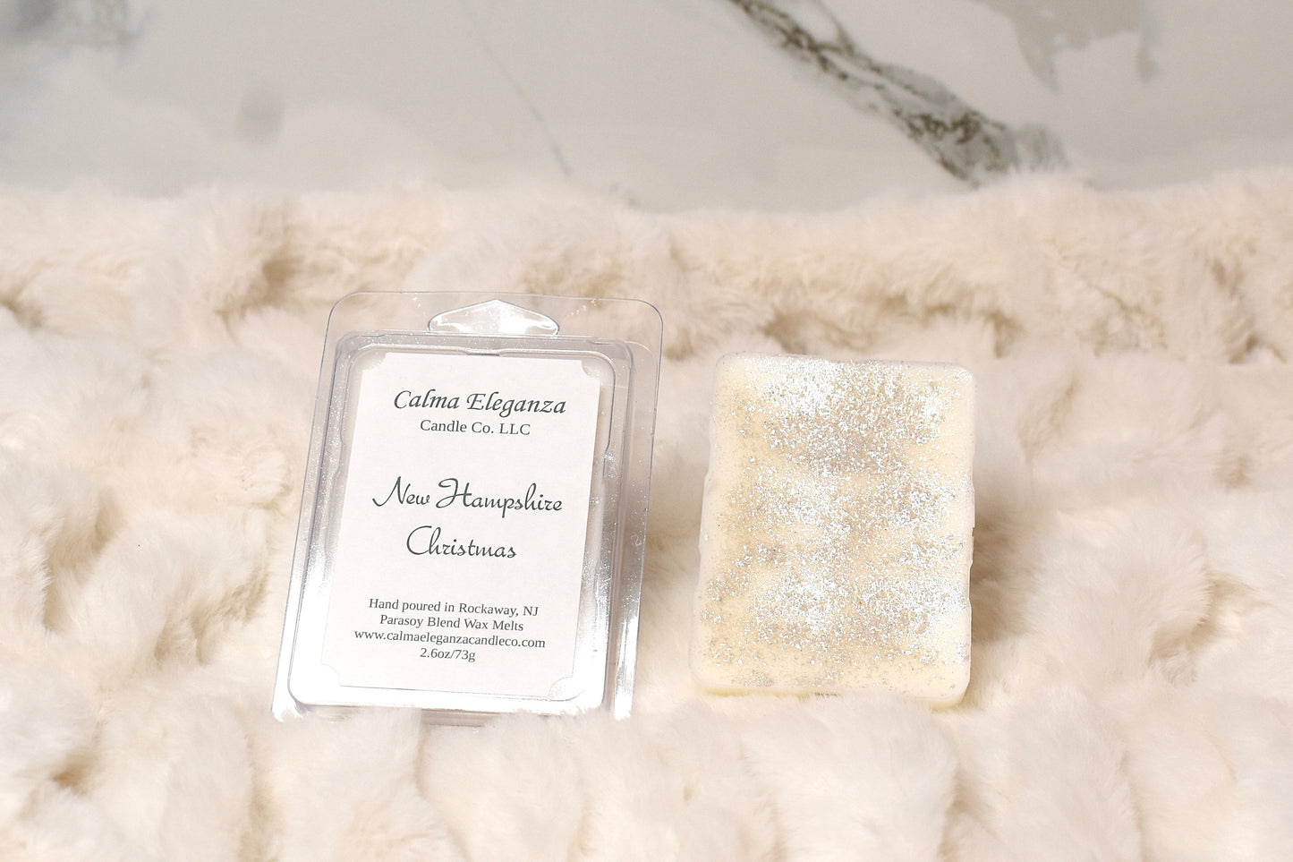 New Hampshire Christmas Wax Melts-Evergreen, Pine, Florals